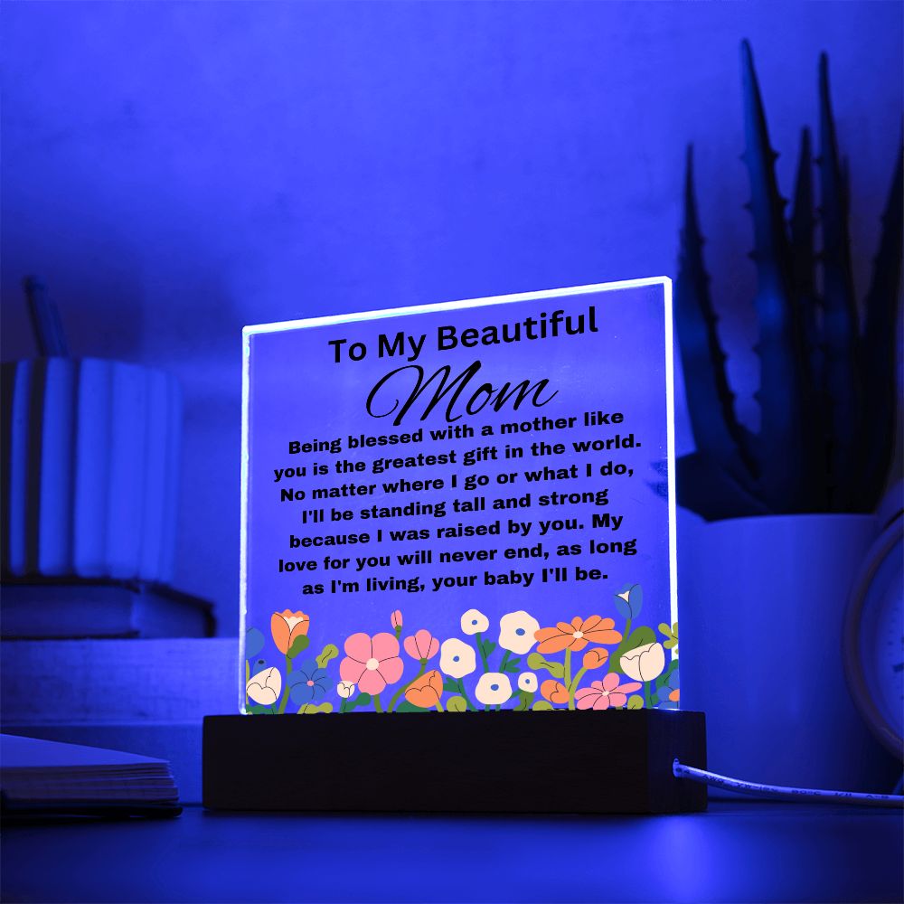 Mother's Day-Acrylic Square Plaque