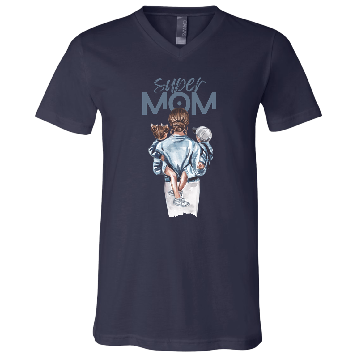 3005 Unisex Jersey SS V-Neck T-Shirt