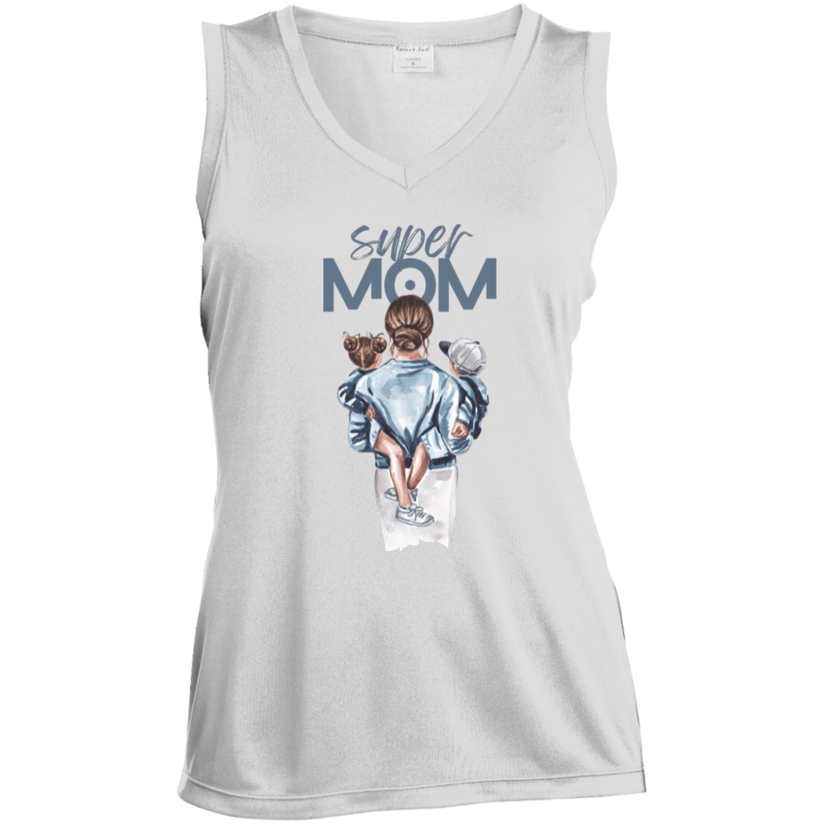 LST352 Ladies' Sleeveless V-Neck Performance Tee