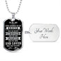 My Son | Braver Stronger Smarter - Dog Tag