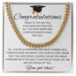 Congratulation-Cuban Link Chain