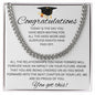Congratulation-Cuban Link Chain