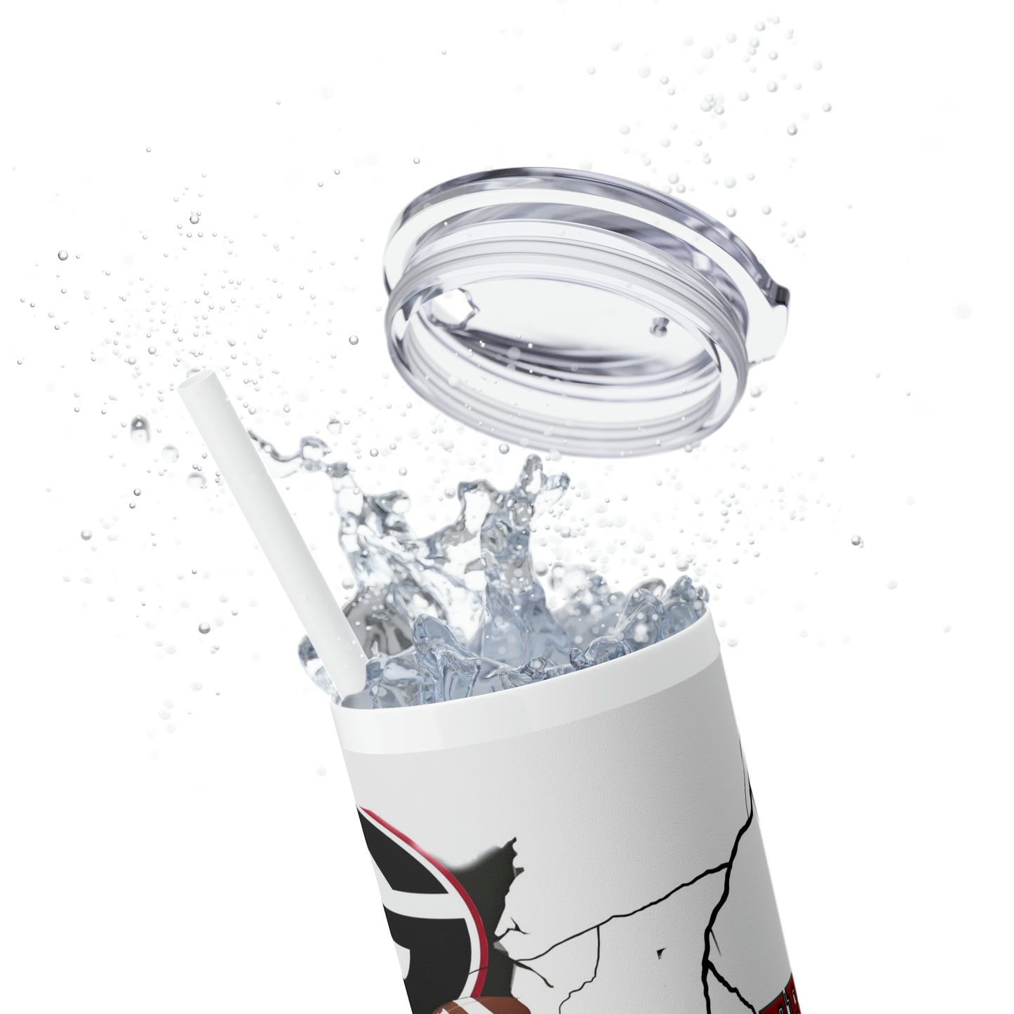 Skinny Tumbler with Straw, 20oz