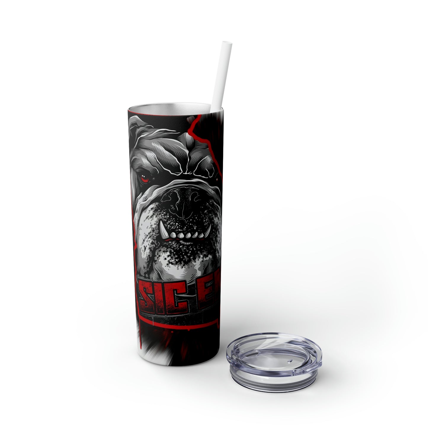 Skinny Tumbler with Straw, 20oz