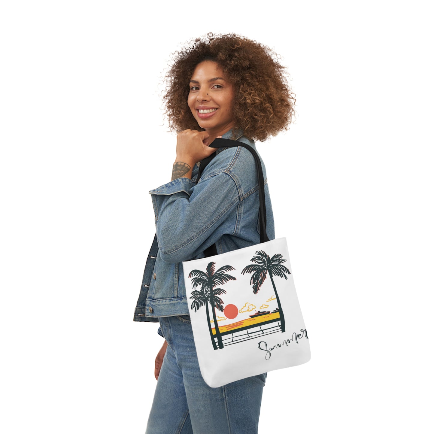 Polyester Canvas Tote Bag (AOP)