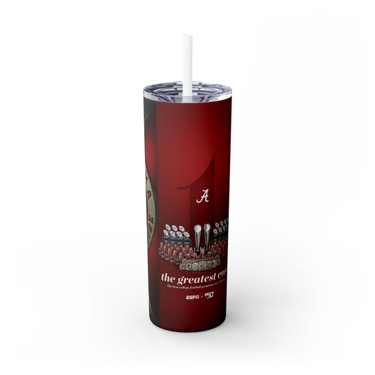 Skinny Tumbler with Straw, 20oz