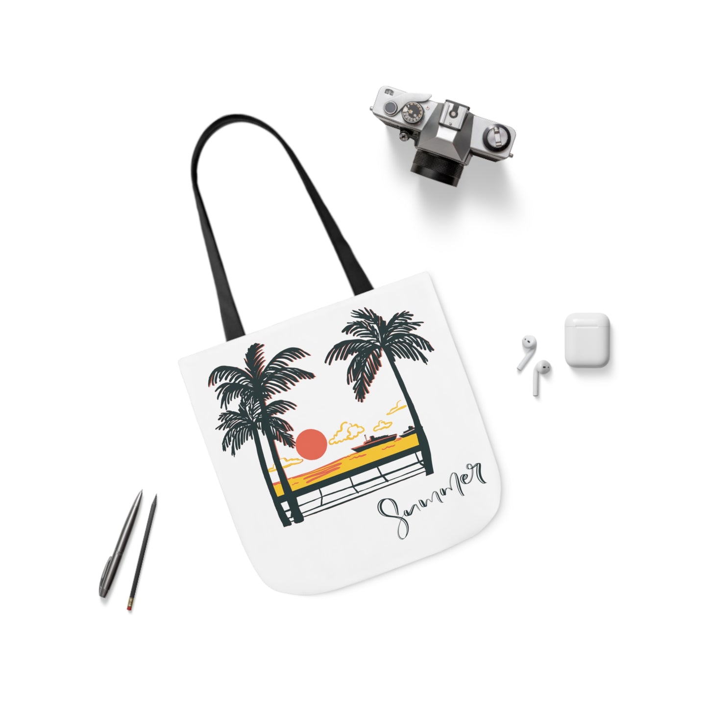 Polyester Canvas Tote Bag (AOP)