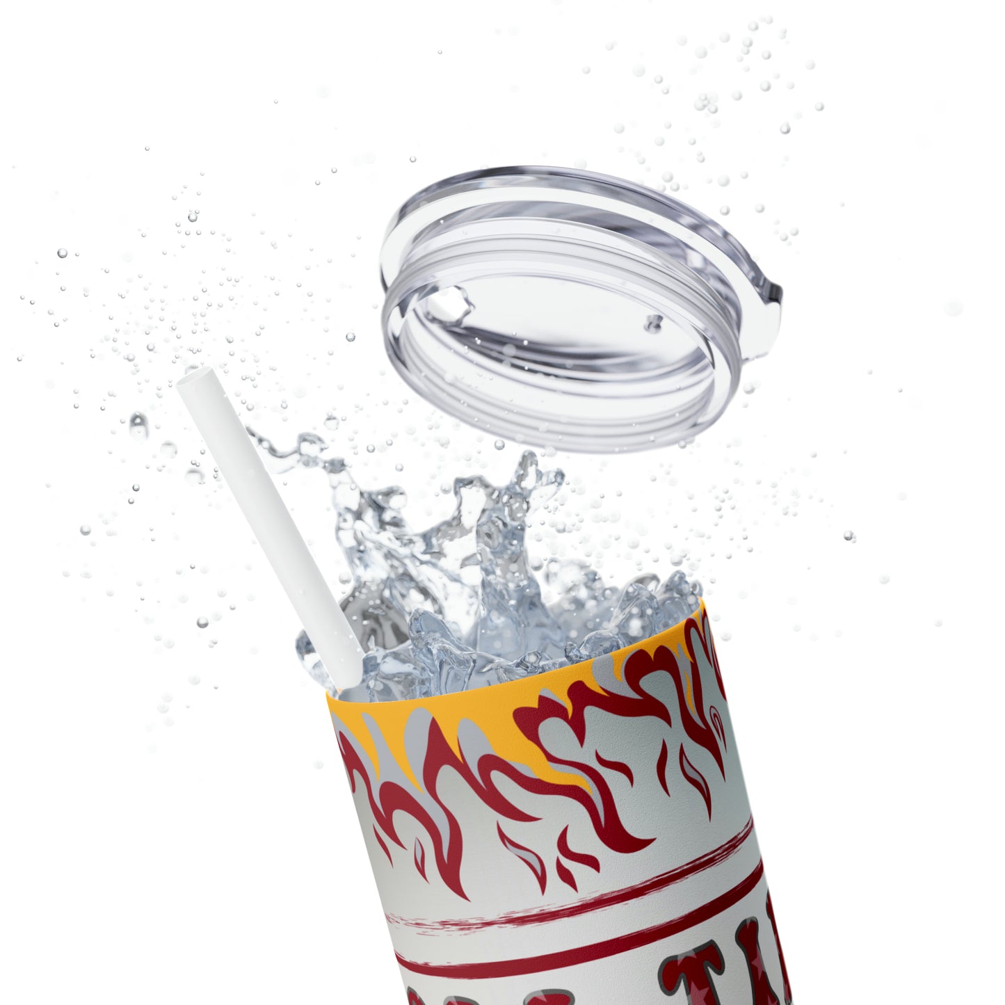 Skinny Tumbler with Straw, 20oz
