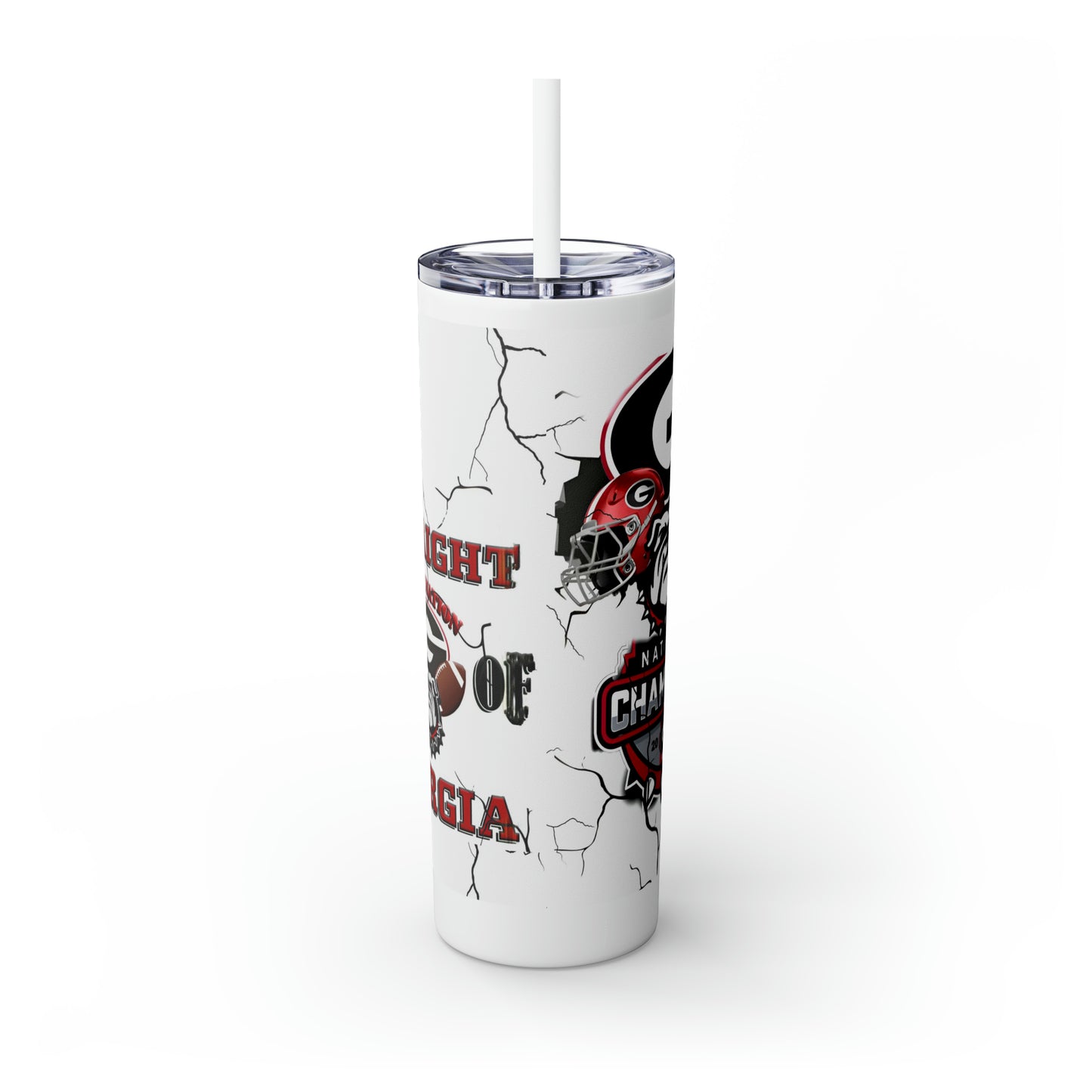 Skinny Tumbler with Straw, 20oz
