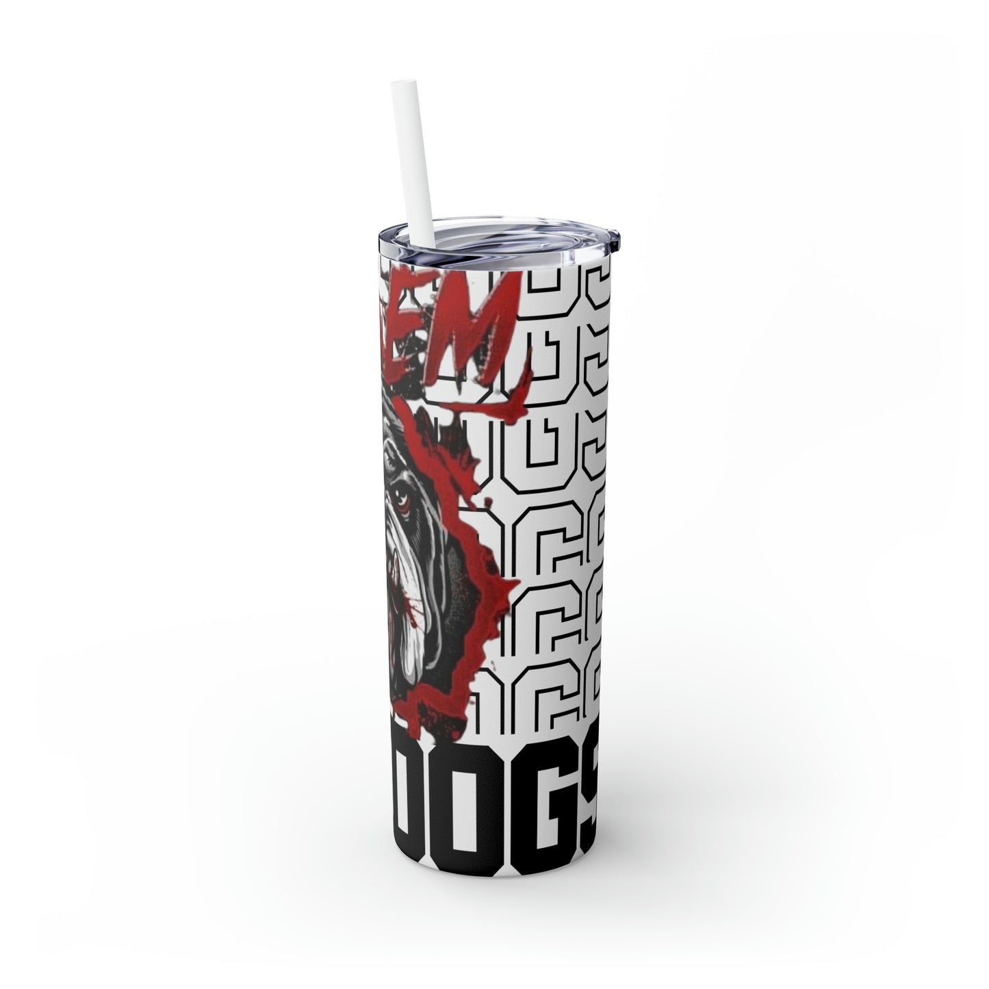 Skinny Tumbler with Straw, 20oz