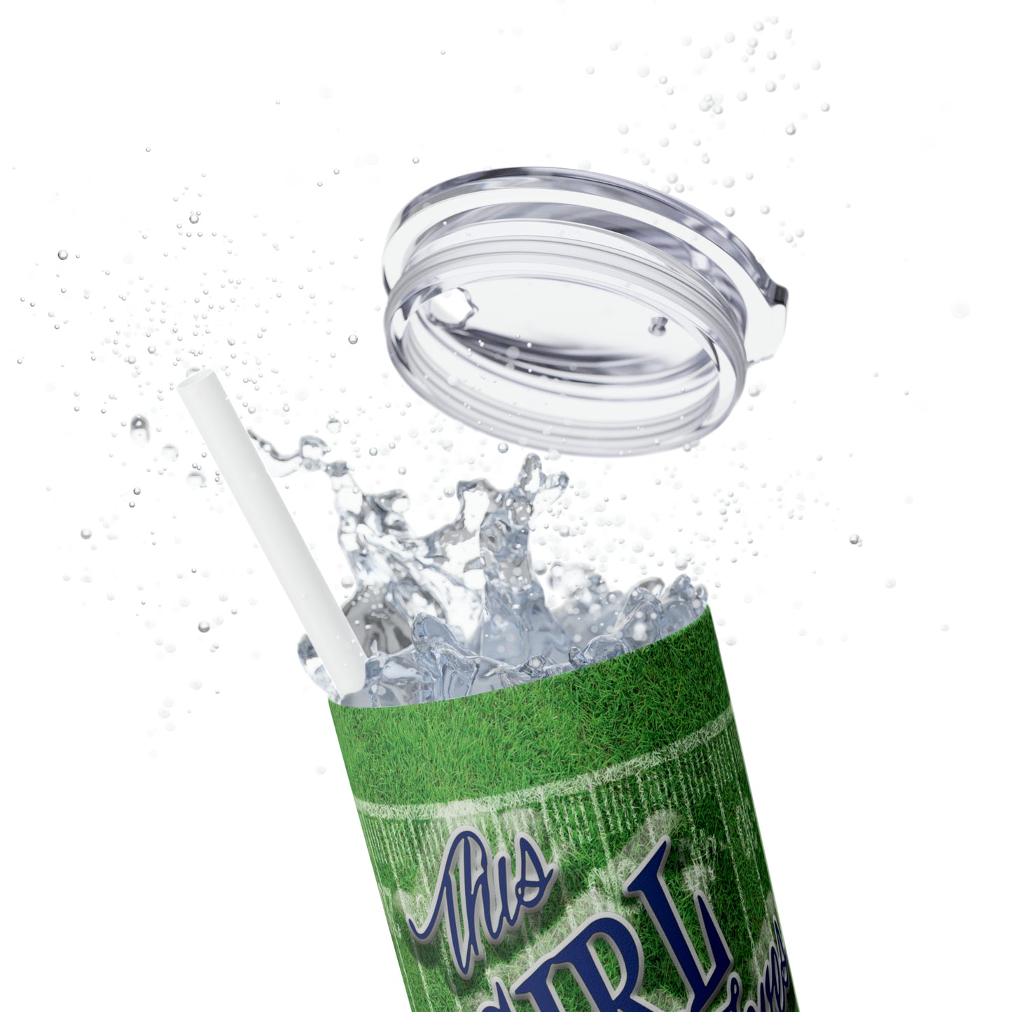 Skinny Tumbler with Straw, 20oz