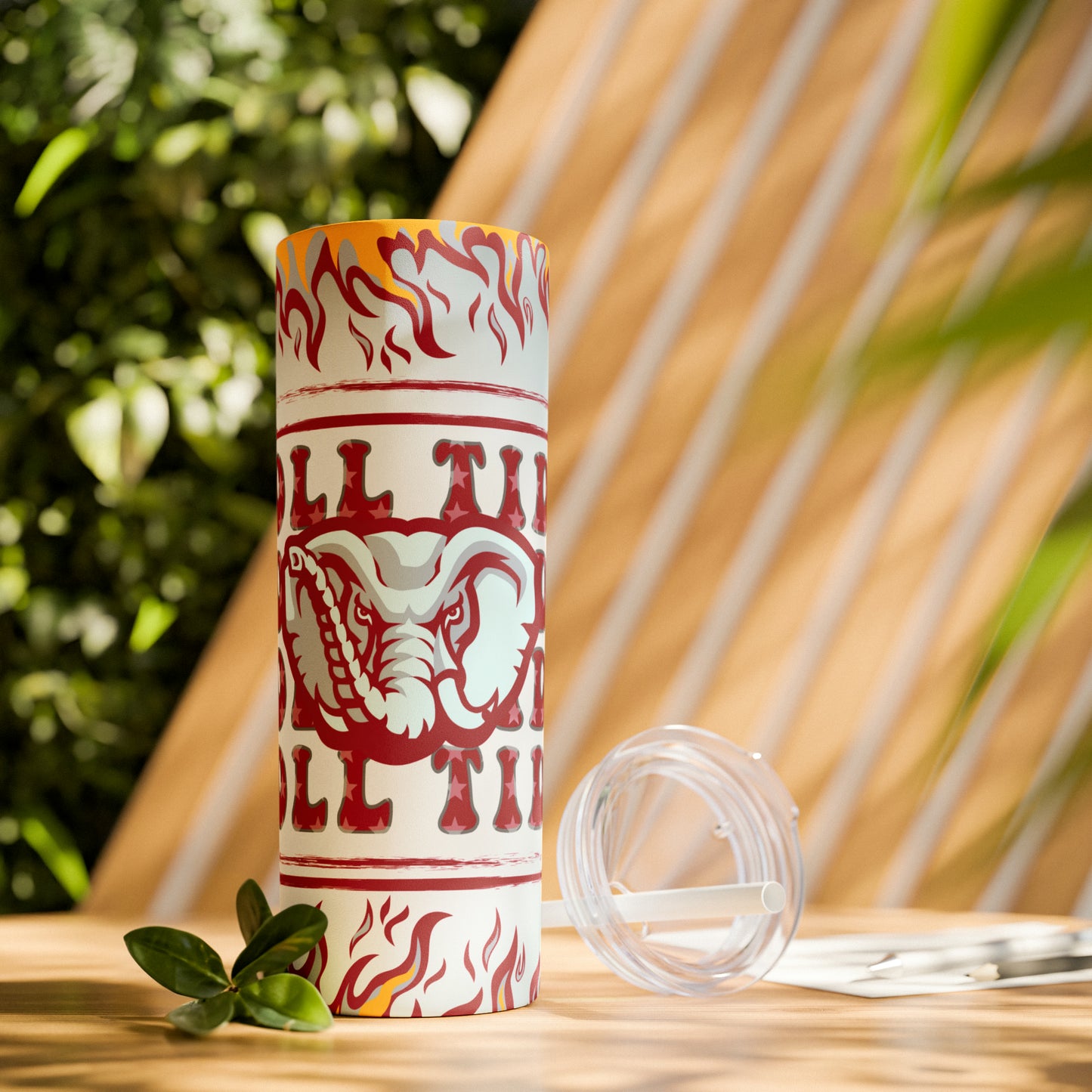 Skinny Tumbler with Straw, 20oz