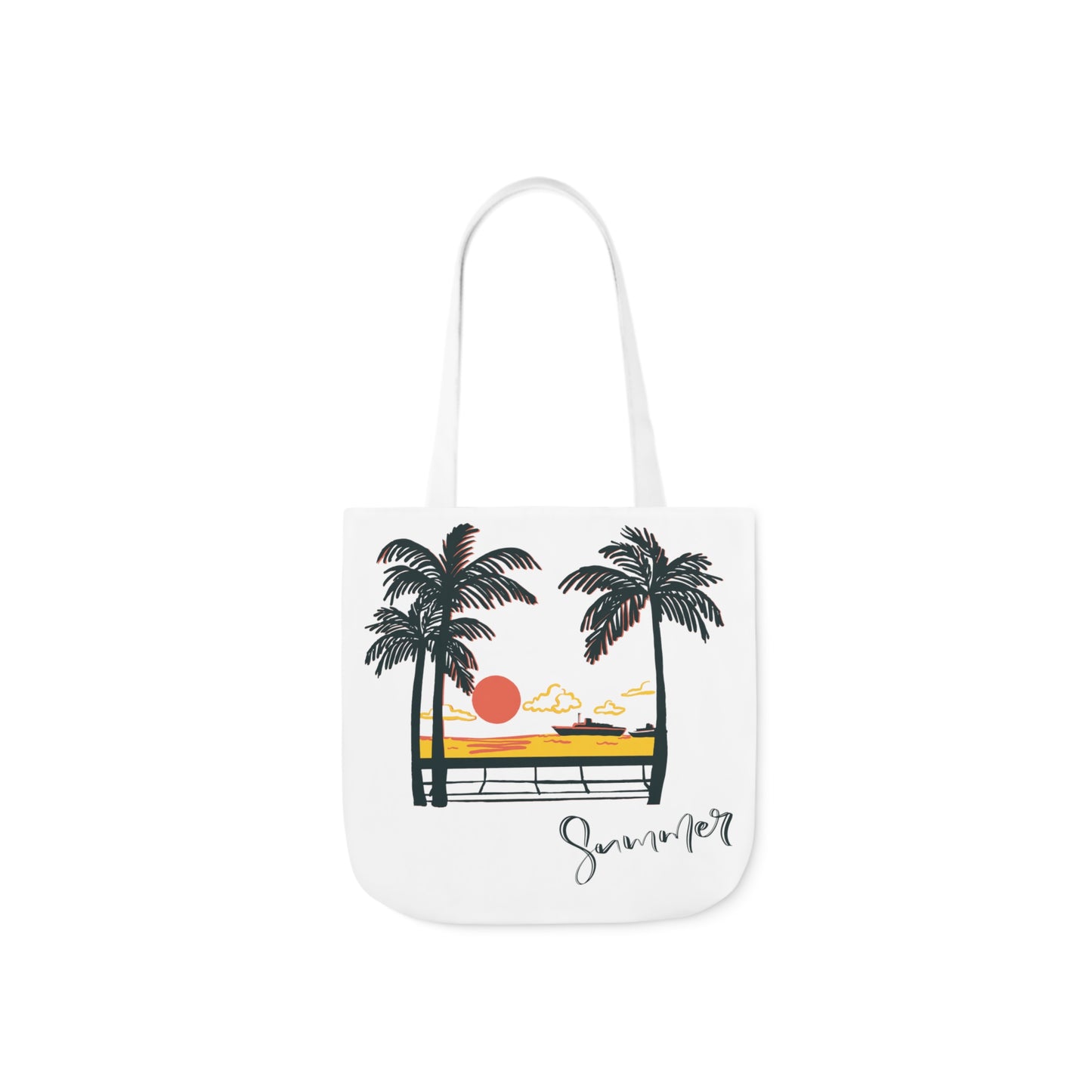 Polyester Canvas Tote Bag (AOP)