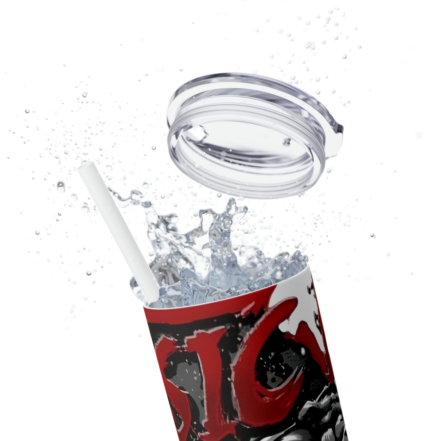 Skinny Tumbler with Straw, 20oz