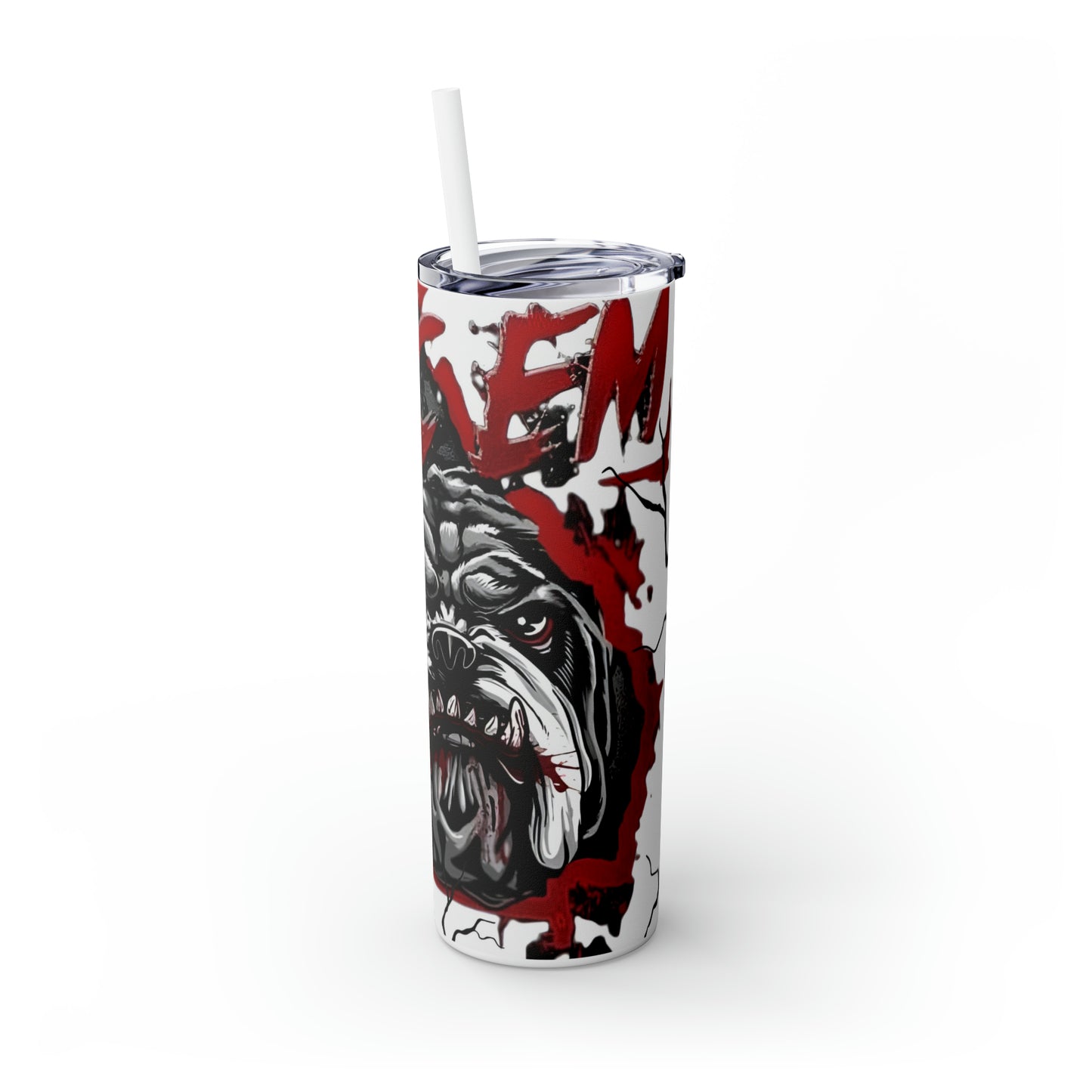 Skinny Tumbler with Straw, 20oz