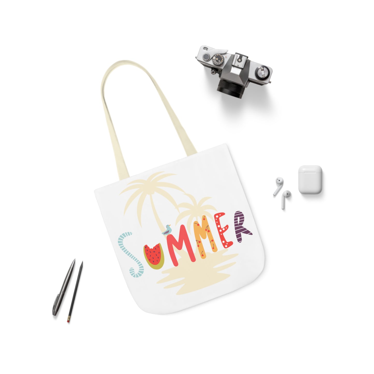 Polyester Canvas Tote Bag (AOP)
