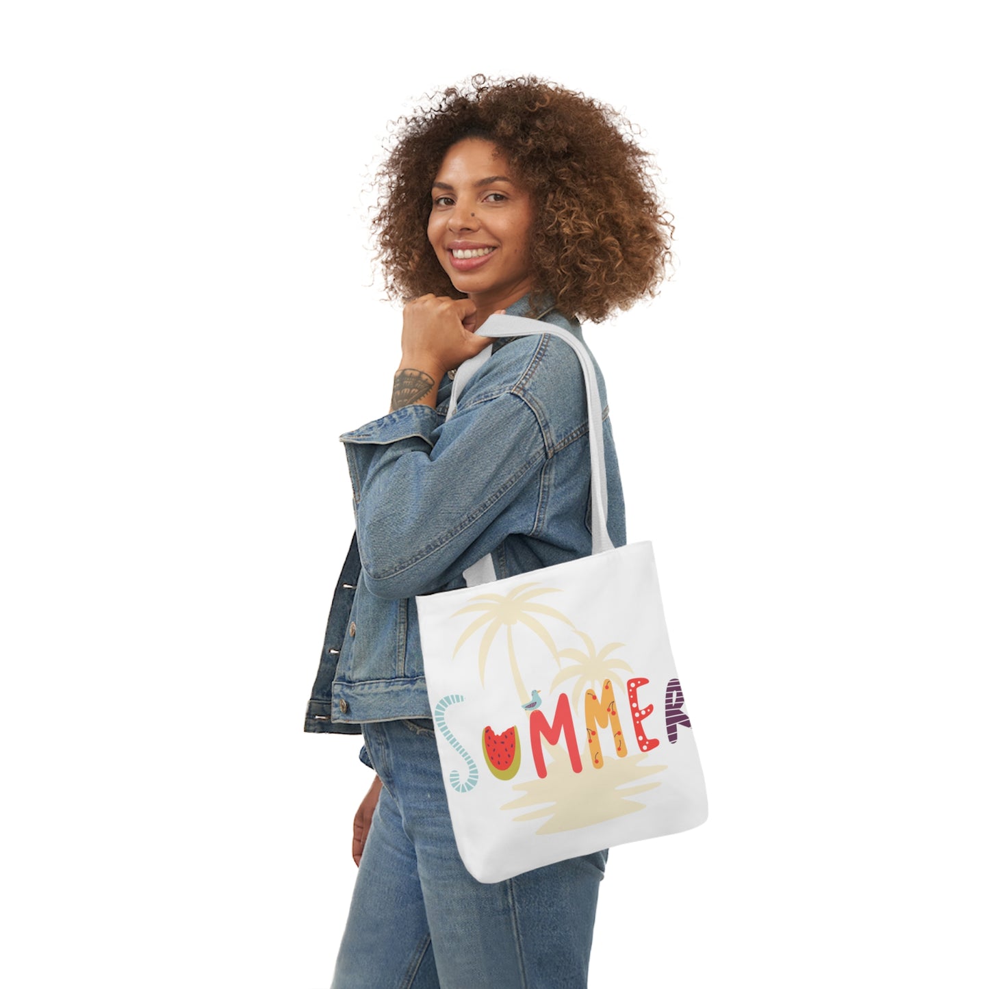 Polyester Canvas Tote Bag (AOP)