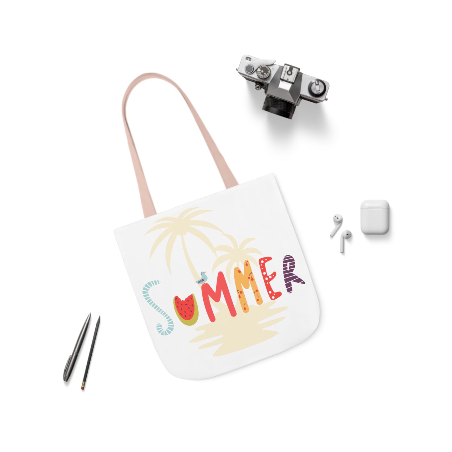 Polyester Canvas Tote Bag (AOP)