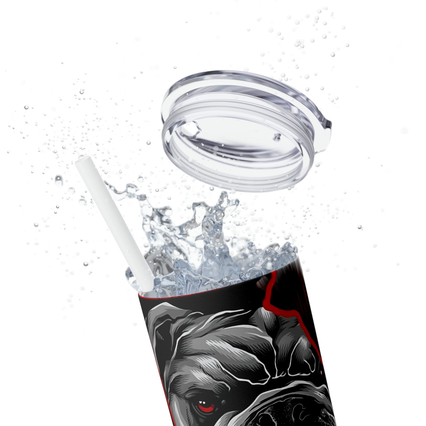 Skinny Tumbler with Straw, 20oz