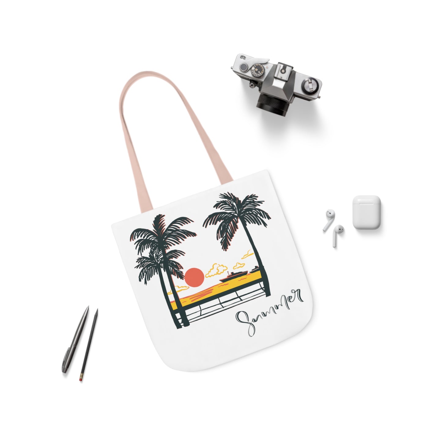 Polyester Canvas Tote Bag (AOP)