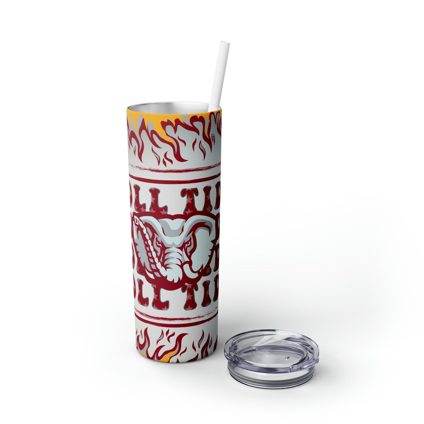 Skinny Tumbler with Straw, 20oz
