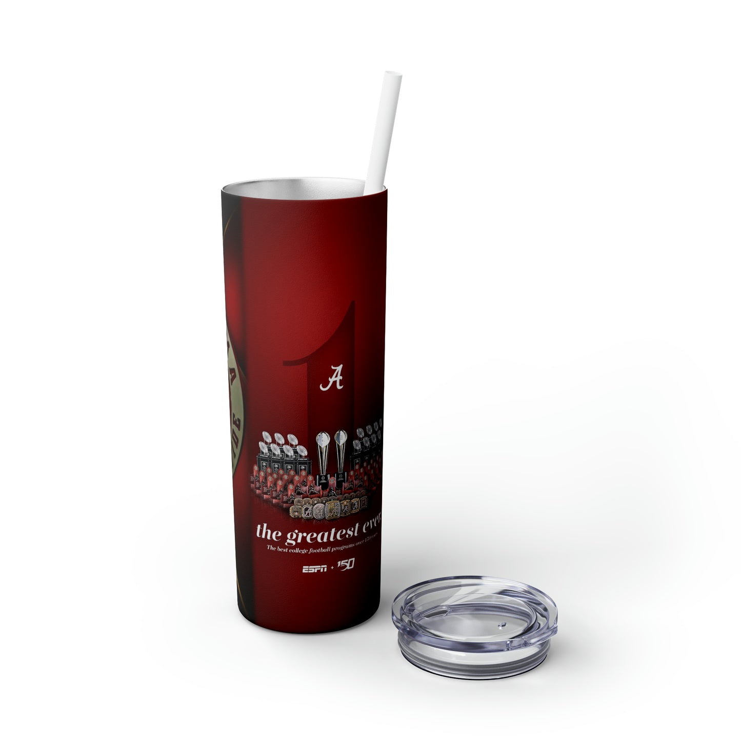 Skinny Tumbler with Straw, 20oz