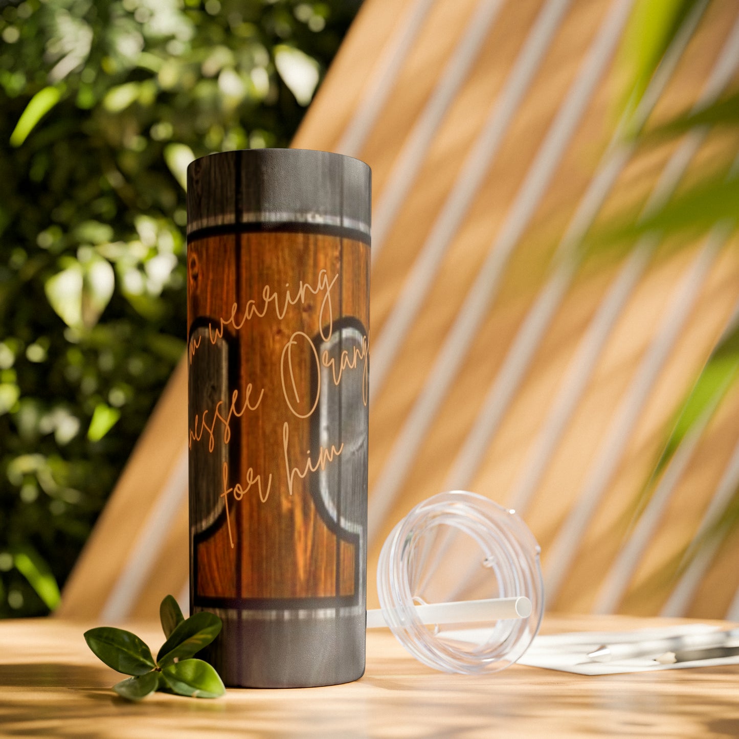 Skinny Tumbler with Straw, 20oz