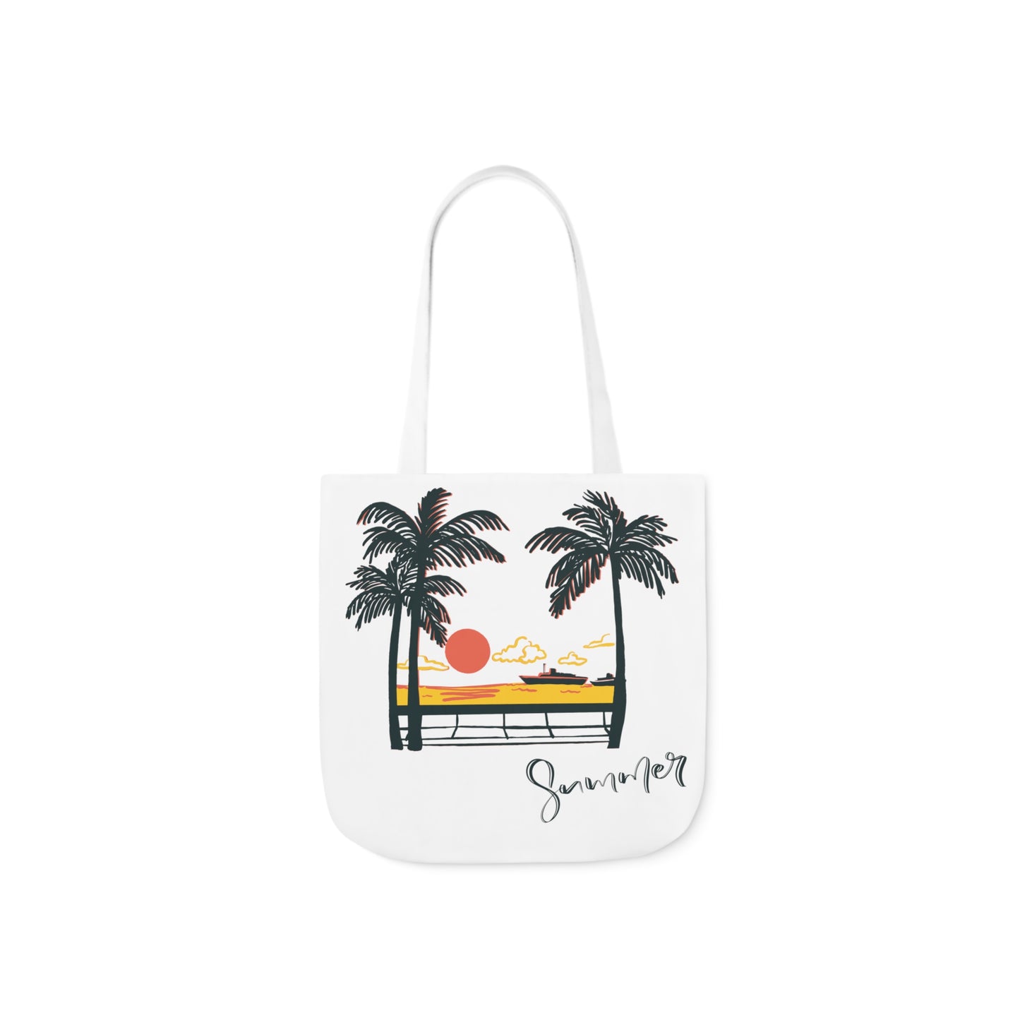 Polyester Canvas Tote Bag (AOP)