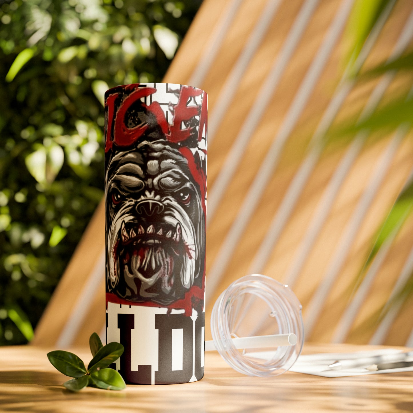 Skinny Tumbler with Straw, 20oz