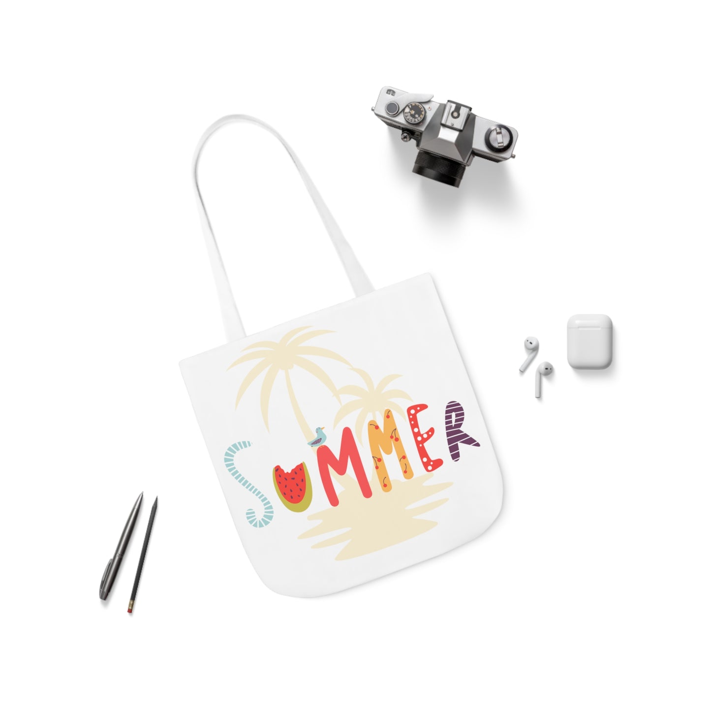 Polyester Canvas Tote Bag (AOP)