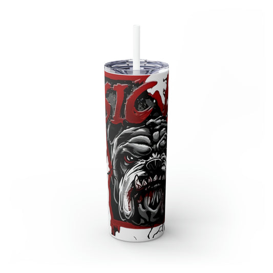 Skinny Tumbler with Straw, 20oz