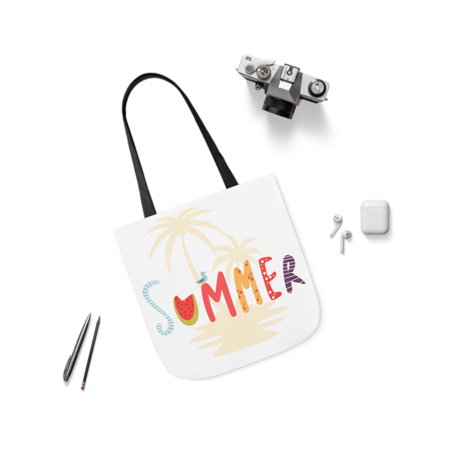 Polyester Canvas Tote Bag (AOP)