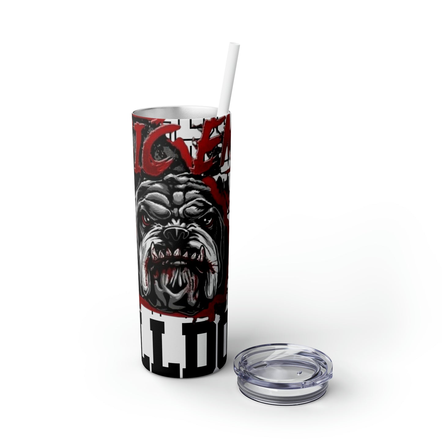 Skinny Tumbler with Straw, 20oz