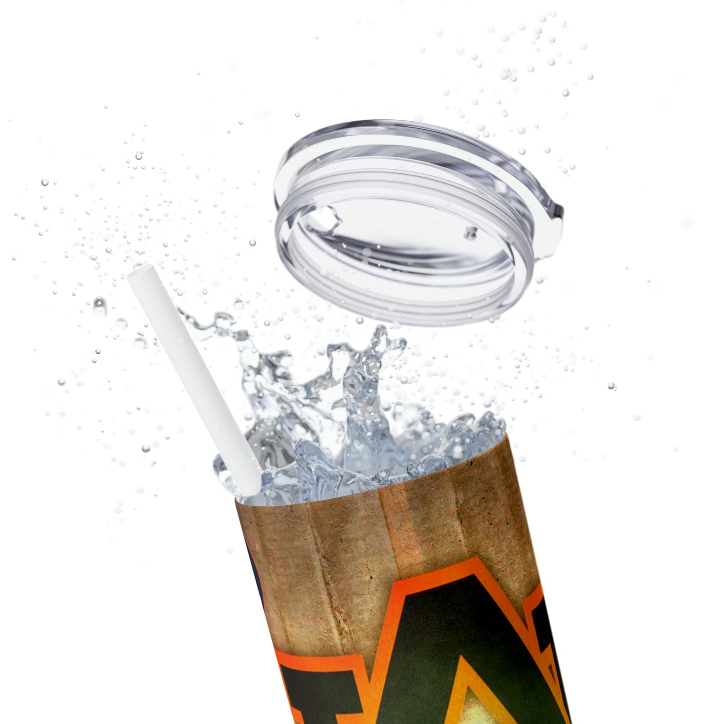 Skinny Tumbler with Straw, 20oz