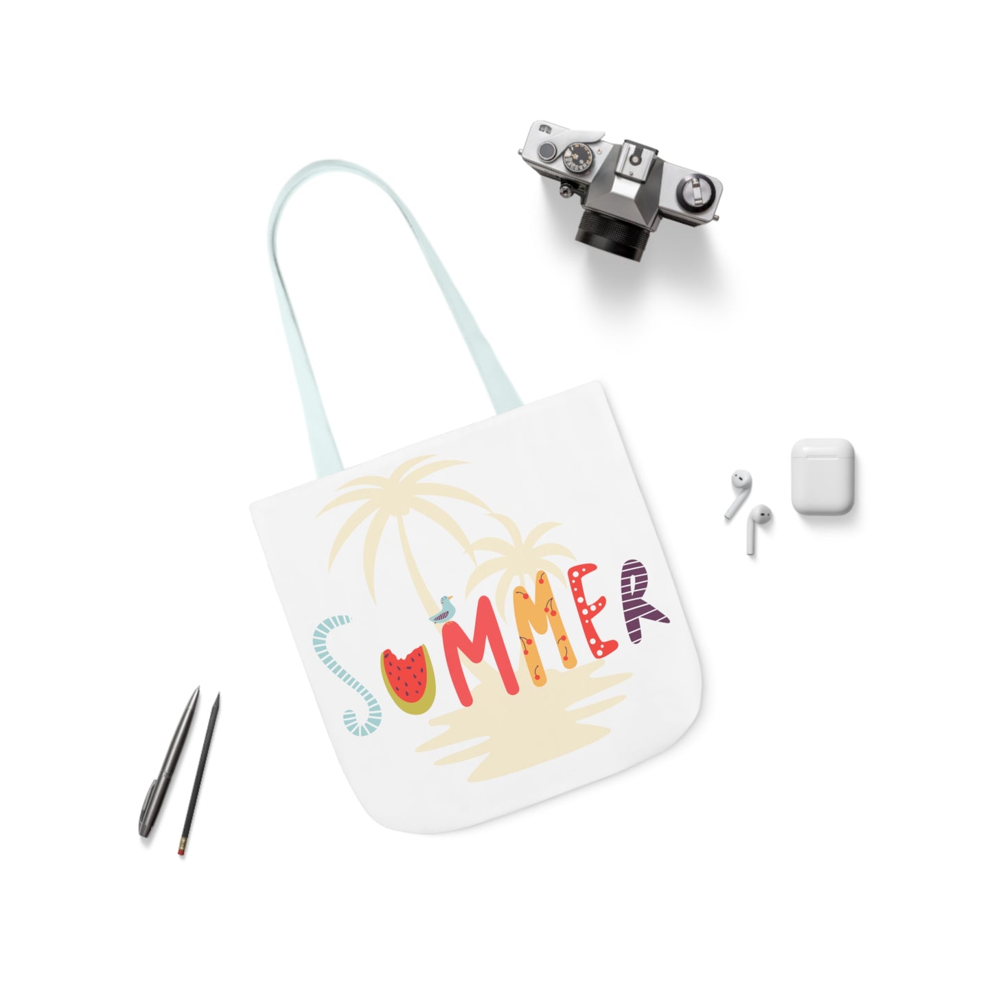 Polyester Canvas Tote Bag (AOP)