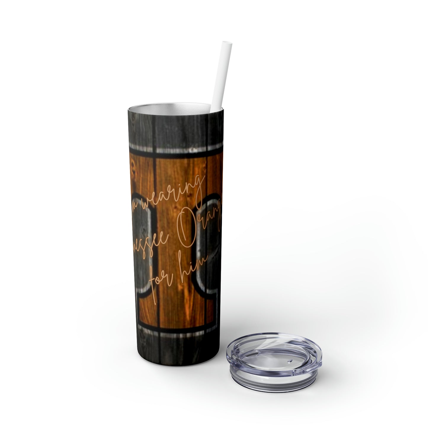 Skinny Tumbler with Straw, 20oz