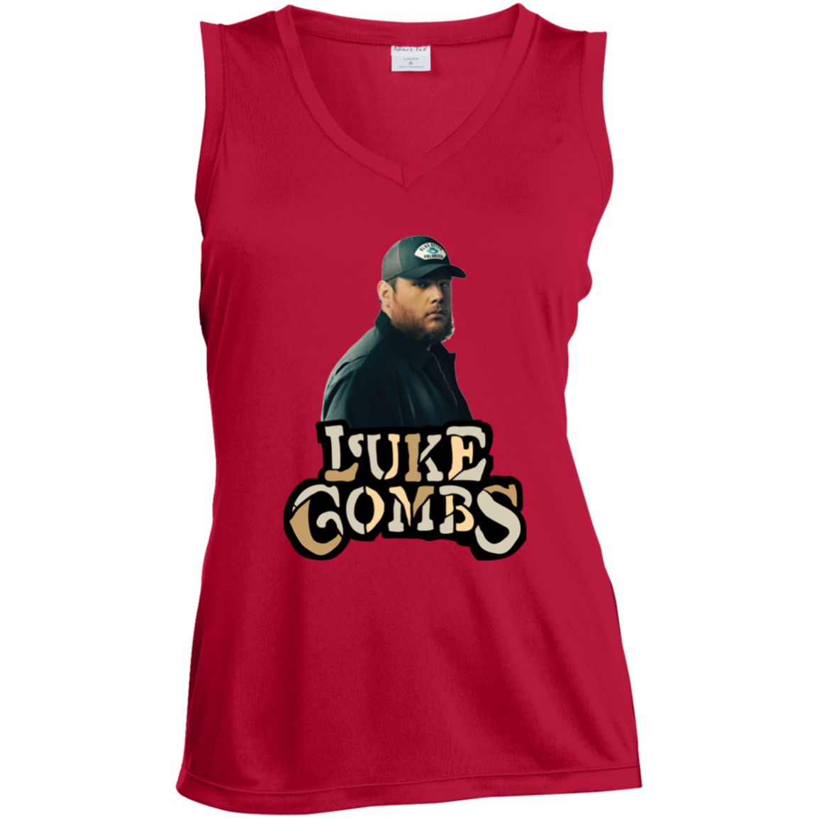 LST352 Ladies' Sleeveless V-Neck Performance Tee
