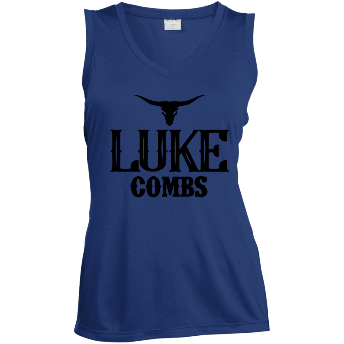 LST352 Ladies' Sleeveless V-Neck Performance Tee