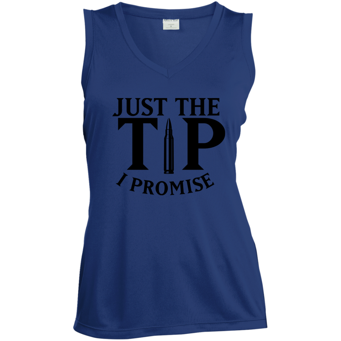 LST352 Ladies' Sleeveless V-Neck Performance Tee