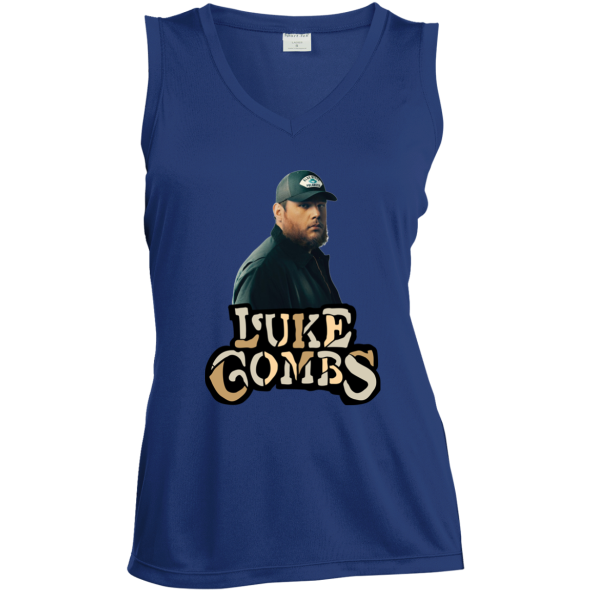 LST352 Ladies' Sleeveless V-Neck Performance Tee