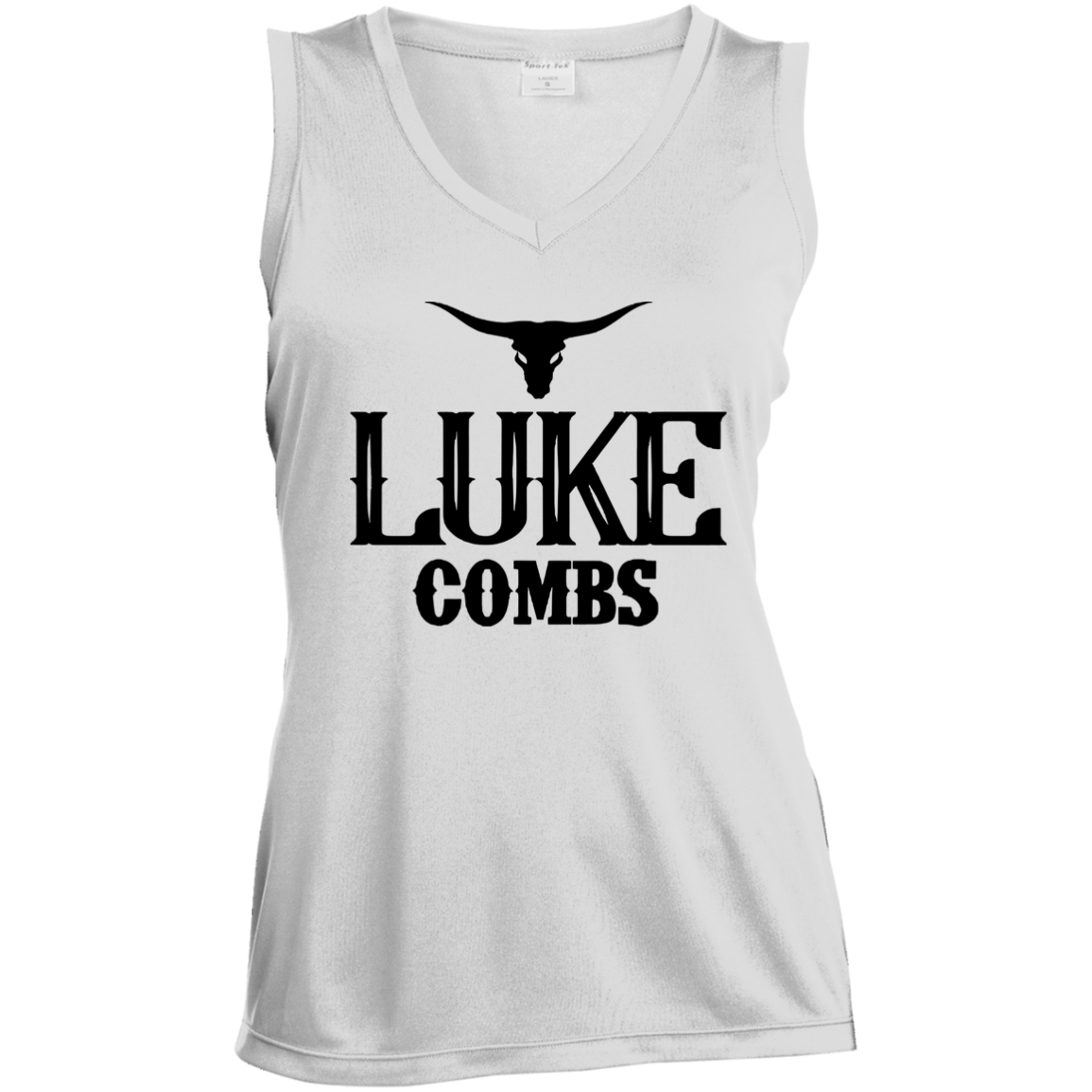 LST352 Ladies' Sleeveless V-Neck Performance Tee