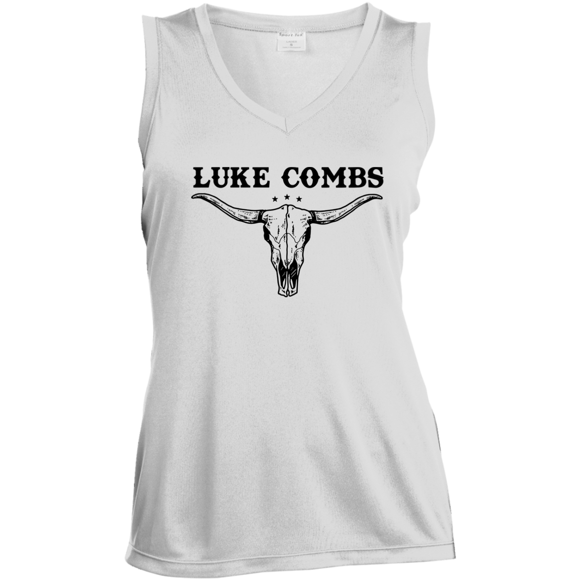 LST352 Ladies' Sleeveless V-Neck Performance Tee