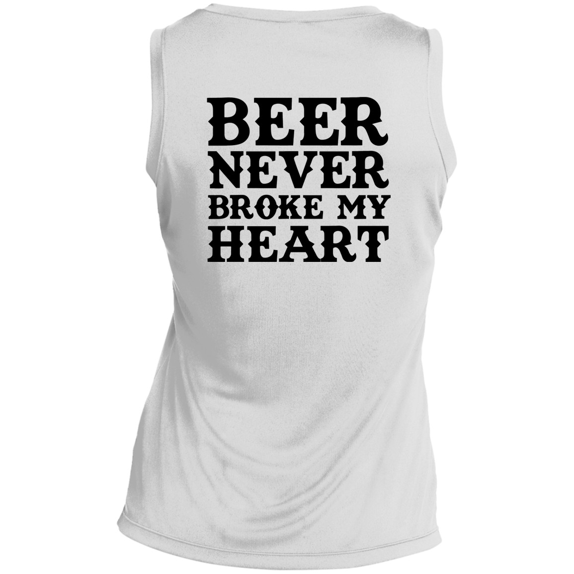 LST352 Ladies' Sleeveless V-Neck Performance Tee