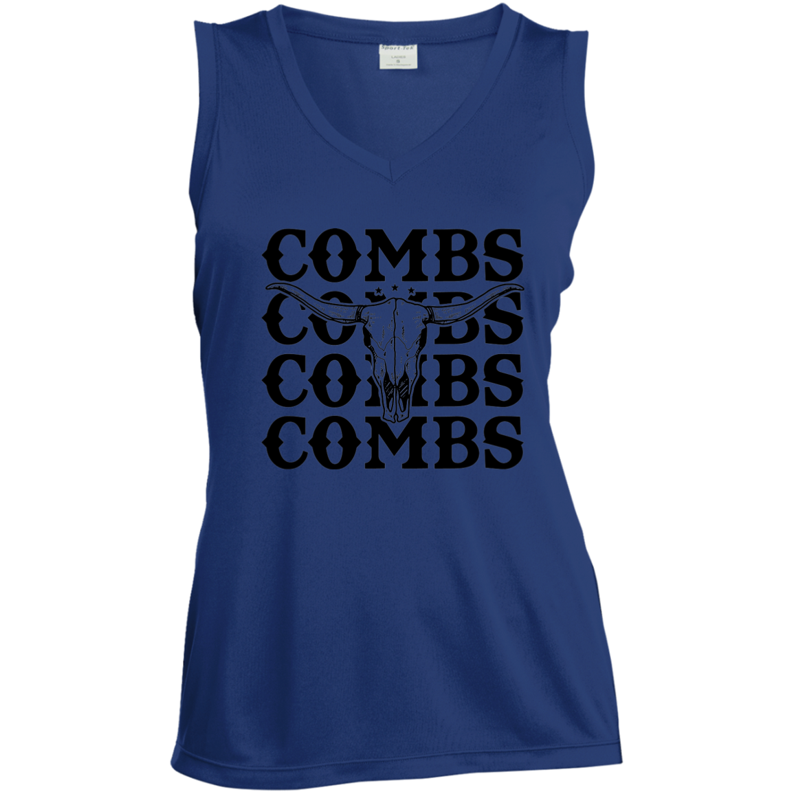 LST352 Ladies' Sleeveless V-Neck Performance Tee