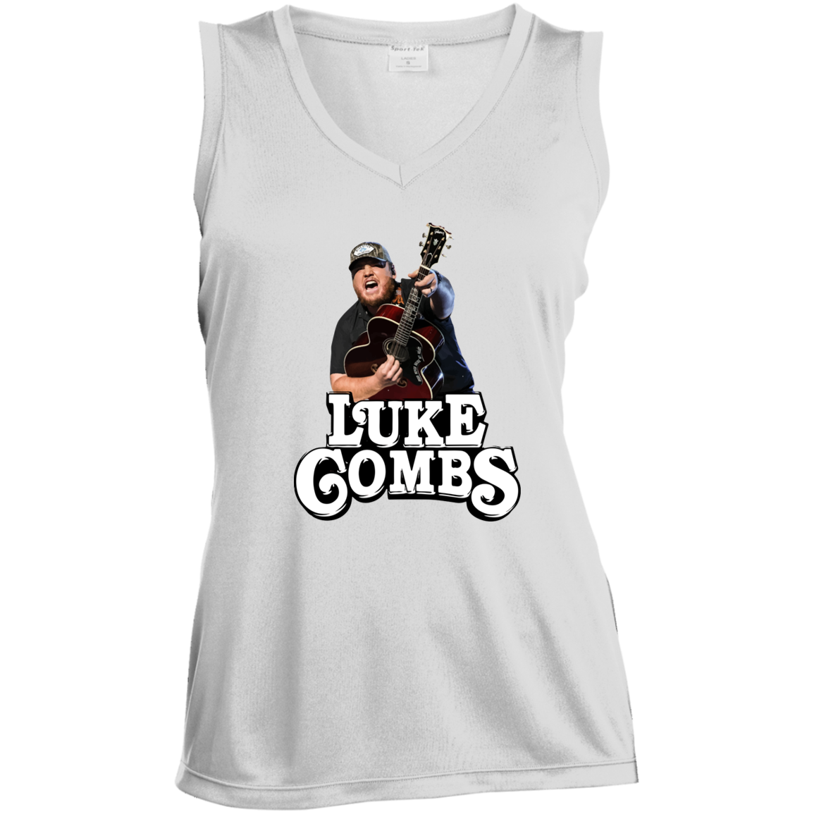 LST352 Ladies' Sleeveless V-Neck Performance Tee
