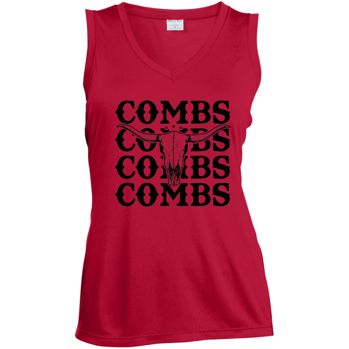 LST352 Ladies' Sleeveless V-Neck Performance Tee