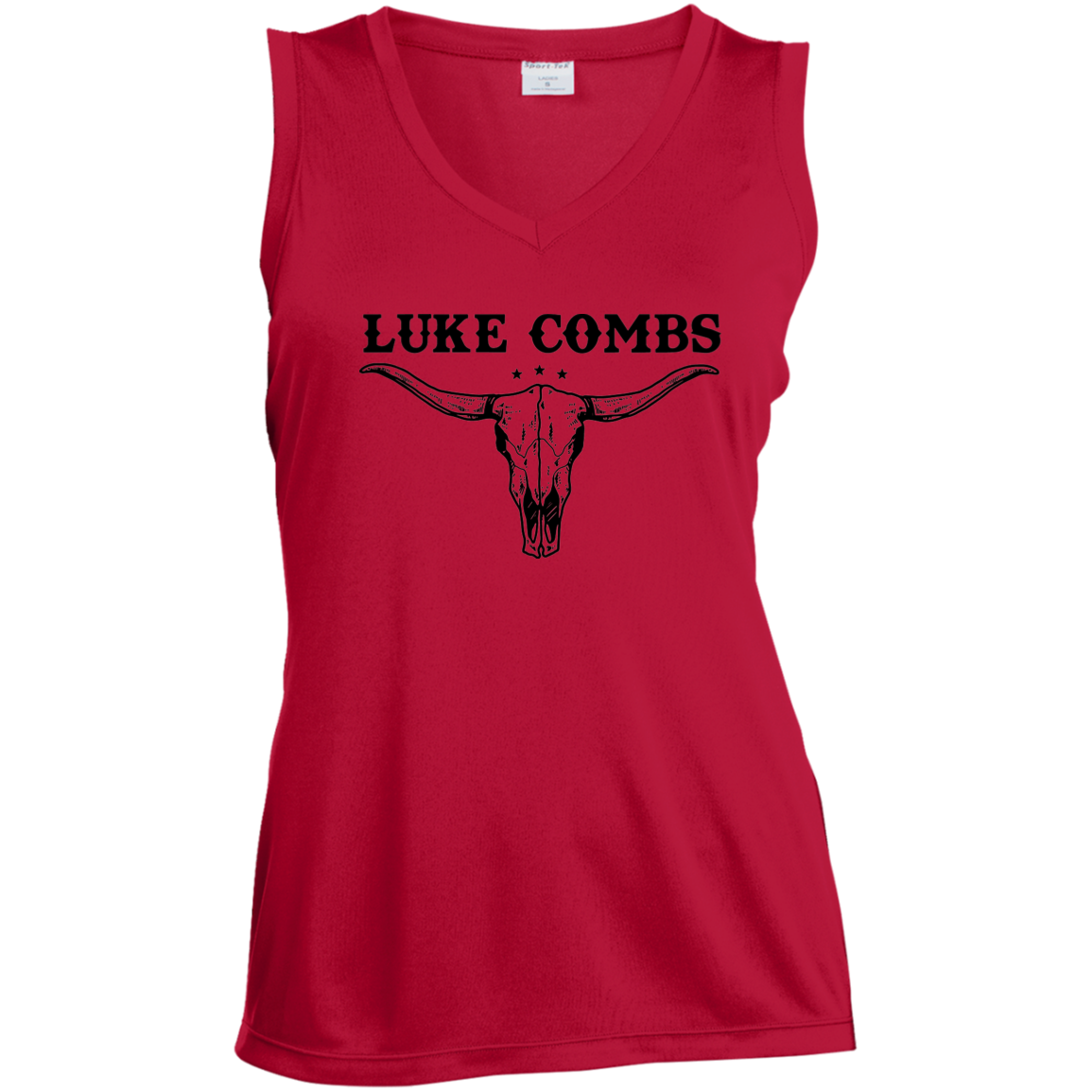 LST352 Ladies' Sleeveless V-Neck Performance Tee