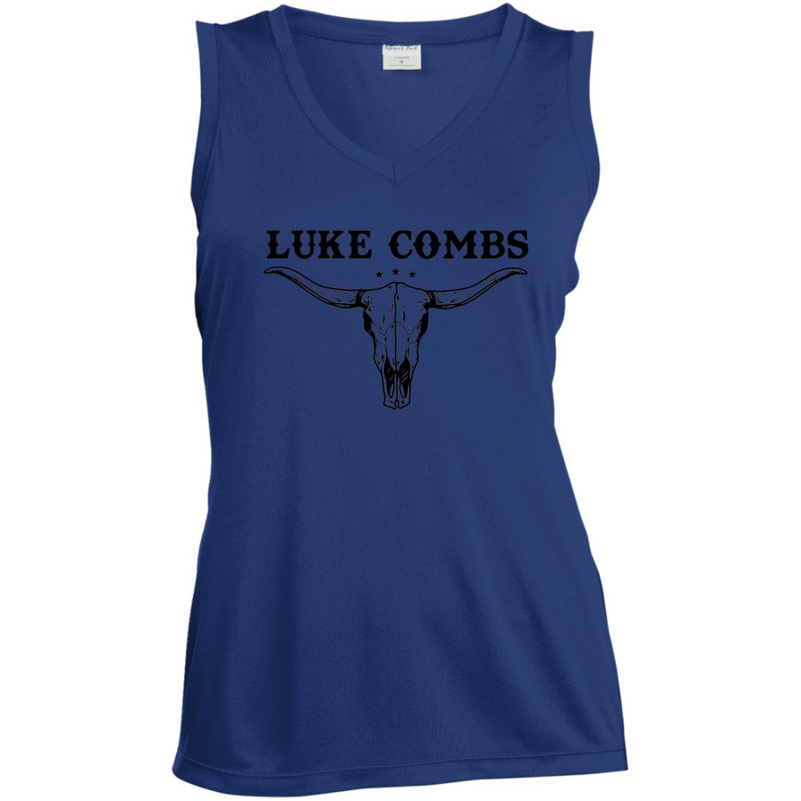 LST352 Ladies' Sleeveless V-Neck Performance Tee