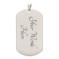 My Son Braver Strong Smarter- Dog Tag