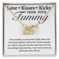 To My Mom-Interlock Heart Necklace